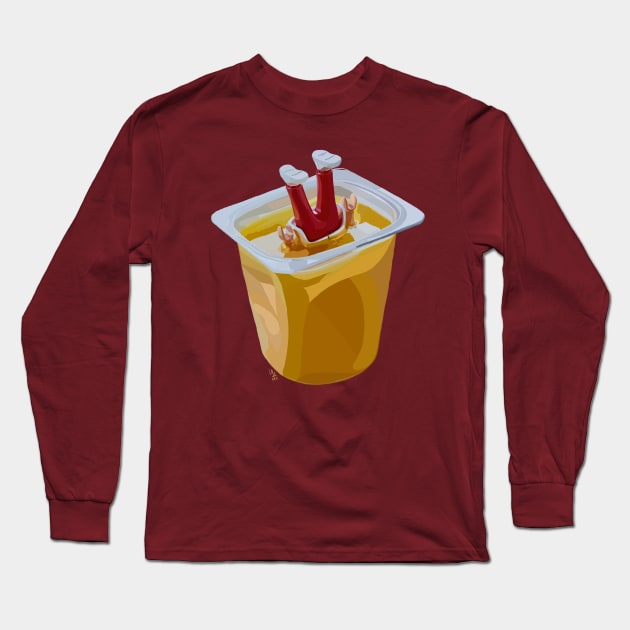 Head over heels on brown Long Sleeve T-Shirt by A_using_colors